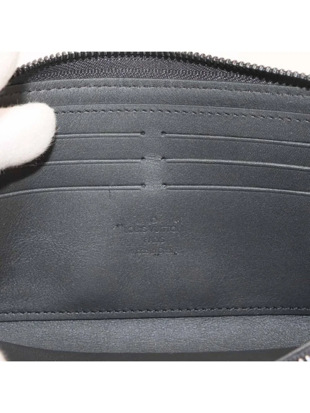 Louis Vuitton Monogram Shadow Zippy Wallet Horizontal